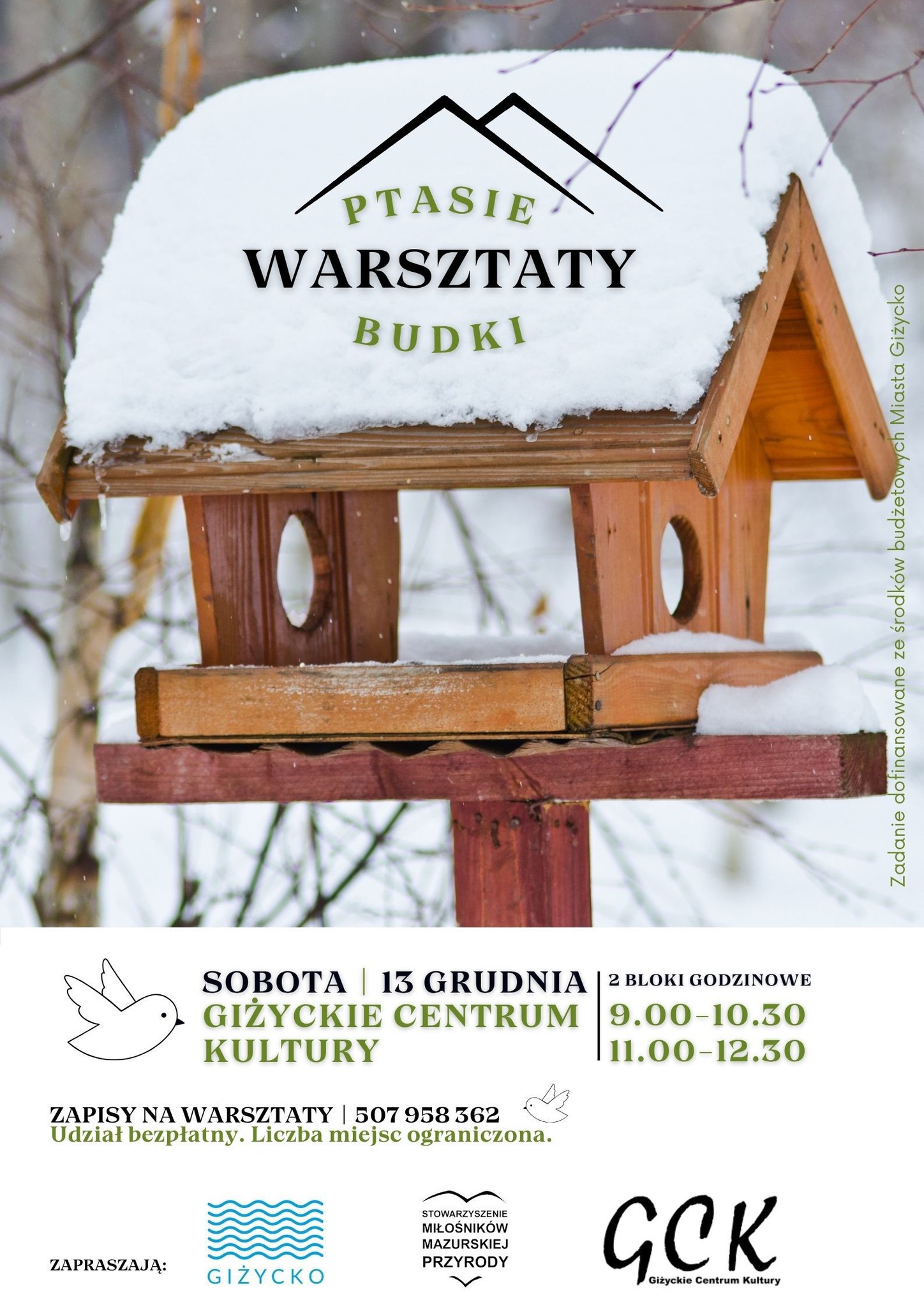 Warsztaty z budowania karmników i budek lęgowych